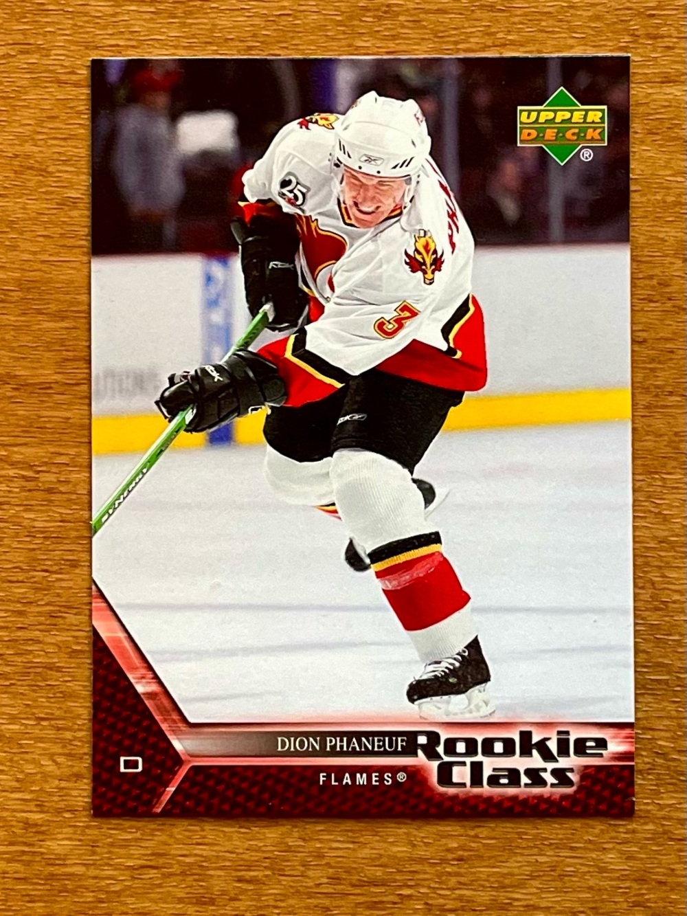 2005-06 UD Rookie Class Dion Phaneuf Card